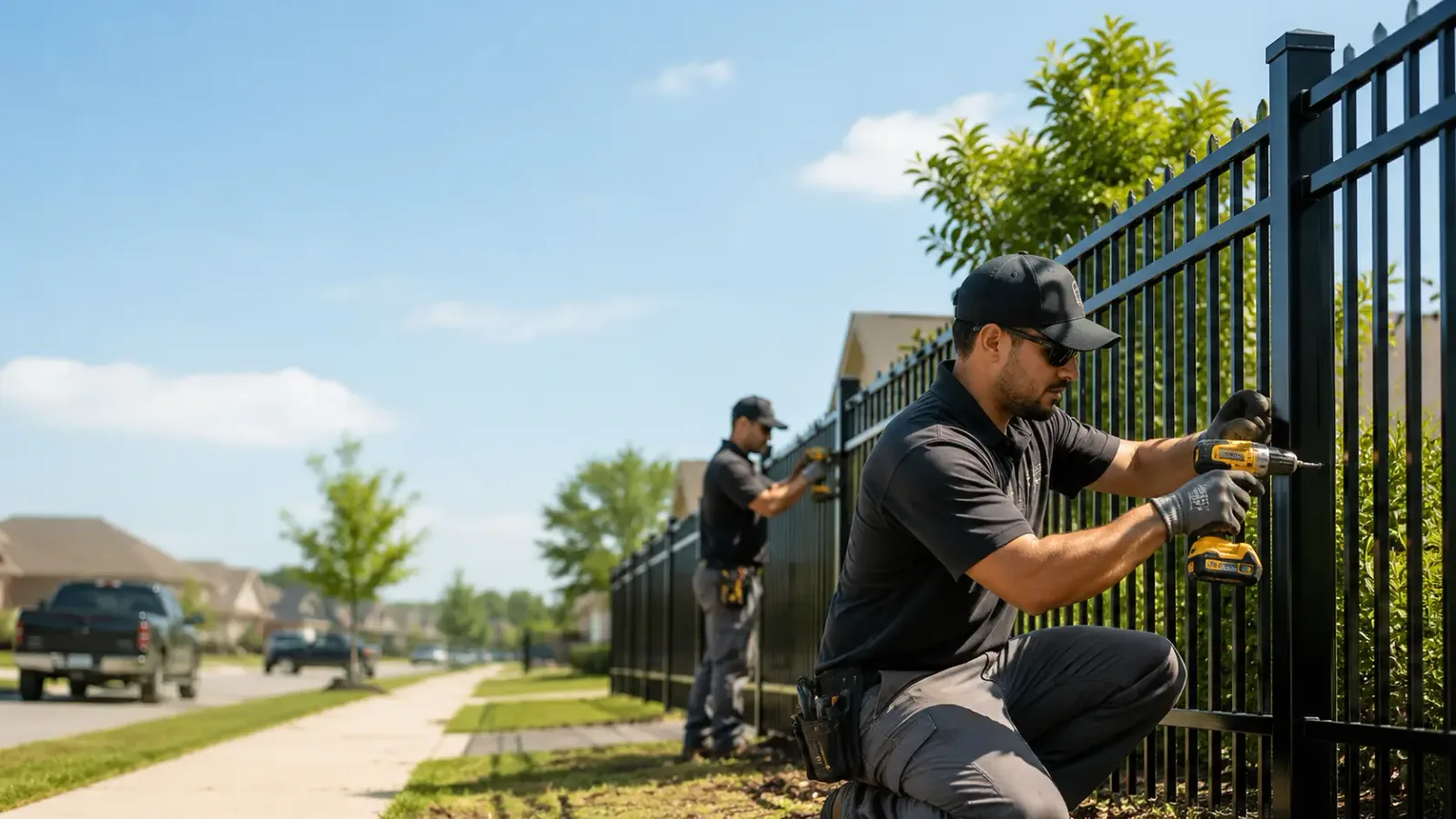 Metal Fence Installation in Hickory, NC